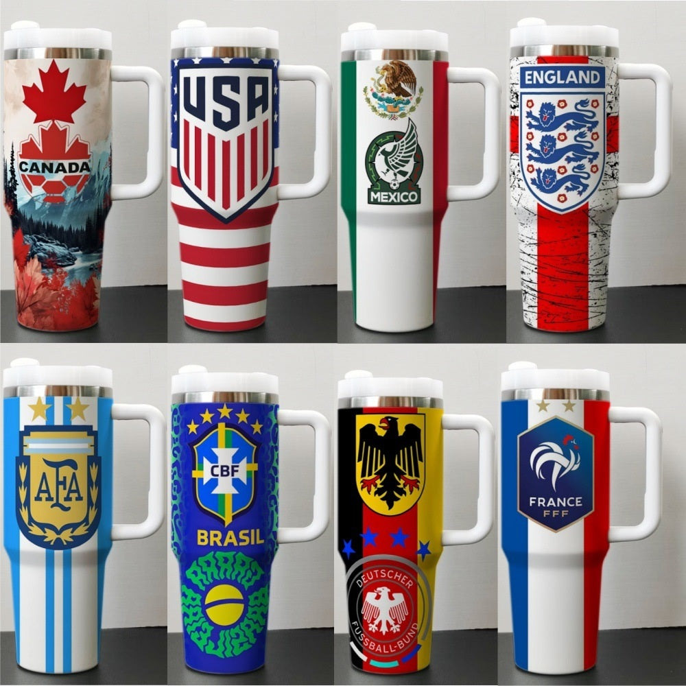 2026 FIFA World Cup 40oz Tumbler – Insulated Soccer Fan Travel Mug