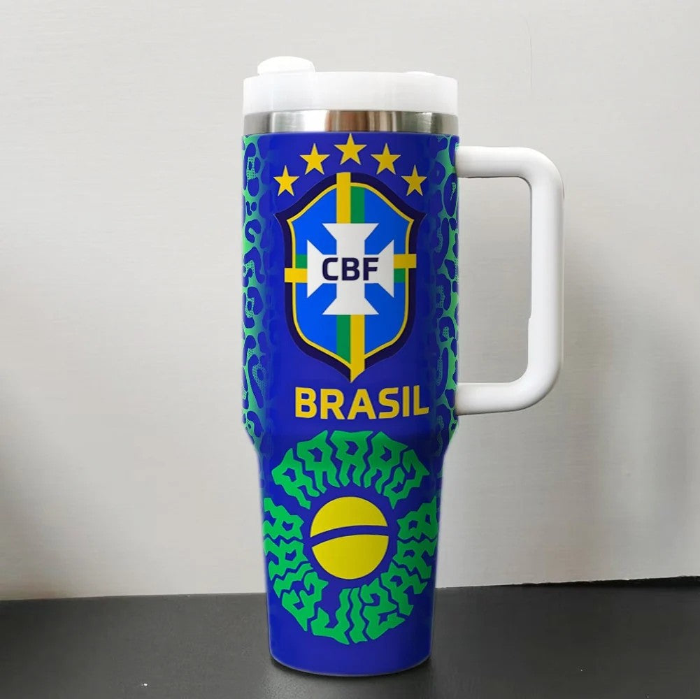 Brazil Game Day Kit – Cap + Body Flag + Tumbler