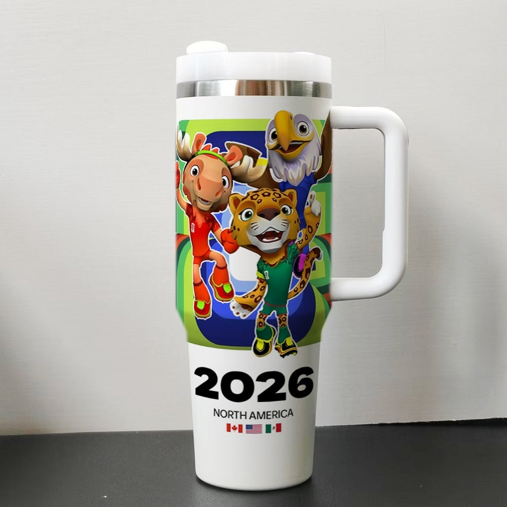 2026 FIFA World Cup 40oz Tumbler – Insulated Soccer Fan Travel Mug