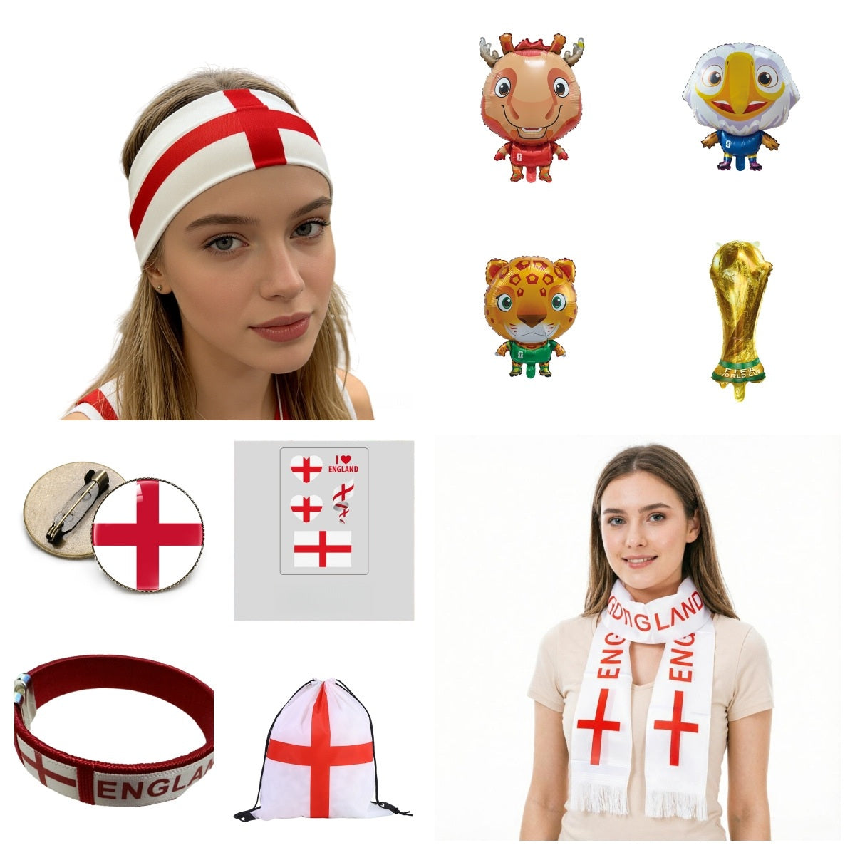 2026 World Cup 10-Piece Fan Cheering Set – Ultimate National Team Support Kit