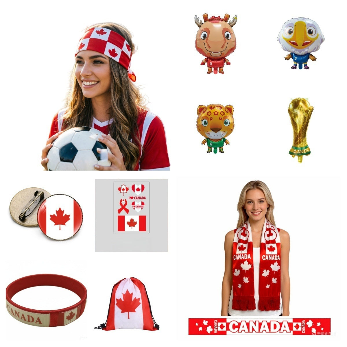 2026 World Cup 10-Piece Fan Cheering Set – Ultimate National Team Support Kit