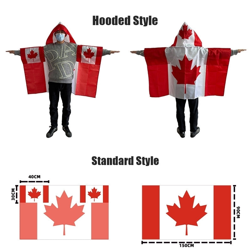 2026 World Cup Fan Scarf Shawl – National Team Body Flag Cape