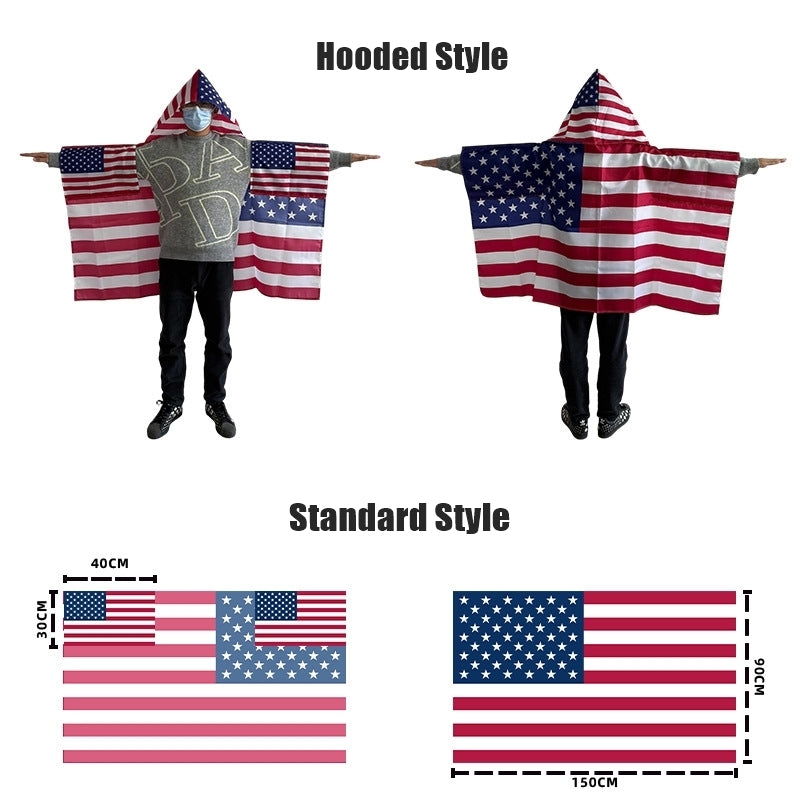 2026 World Cup Fan Scarf Shawl – National Team Body Flag Cape
