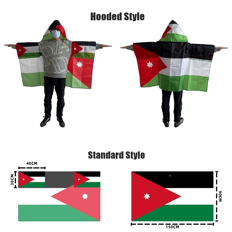 2026 World Cup Fan Scarf Shawl – National Team Body Flag Cape