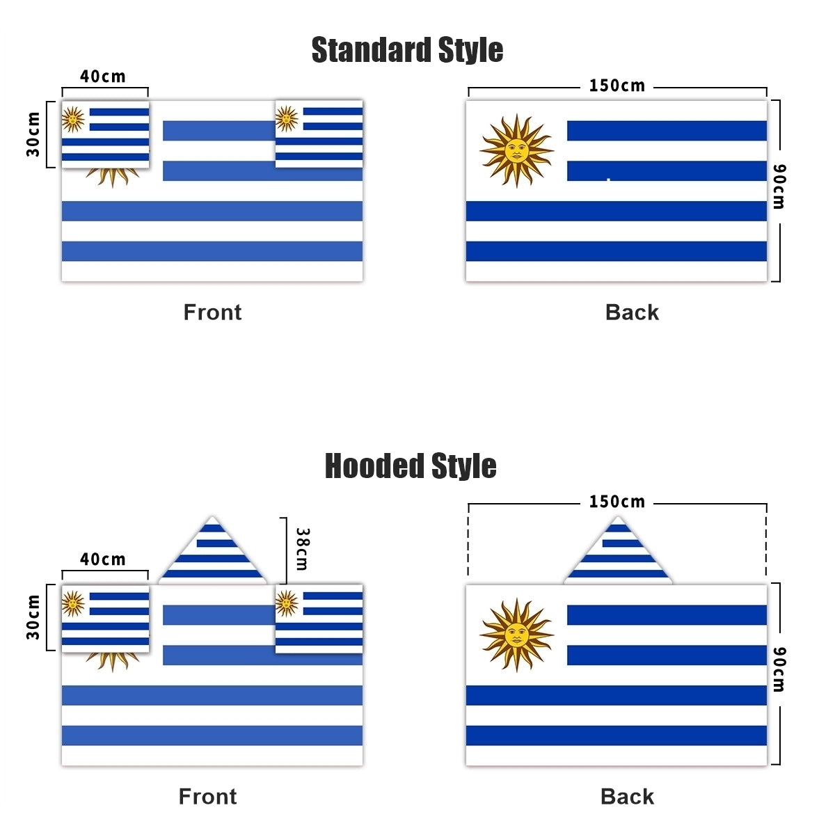 2026 World Cup Fan Scarf Shawl – National Team Body Flag Cape