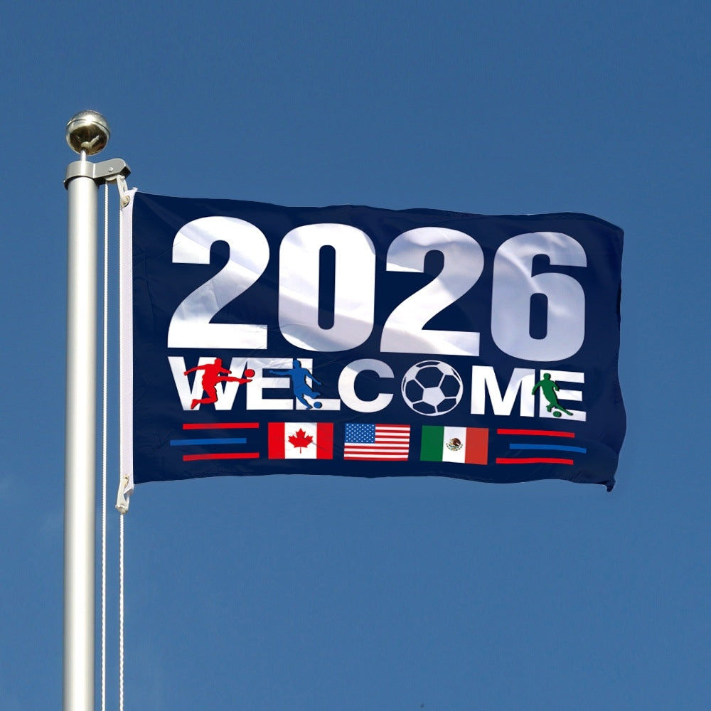 2026 World Cup Host Nations Flag