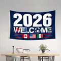 2026 World Cup Host Nations Flag