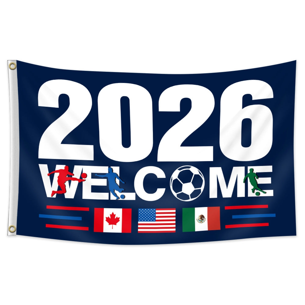 2026 World Cup Host Nations Flag