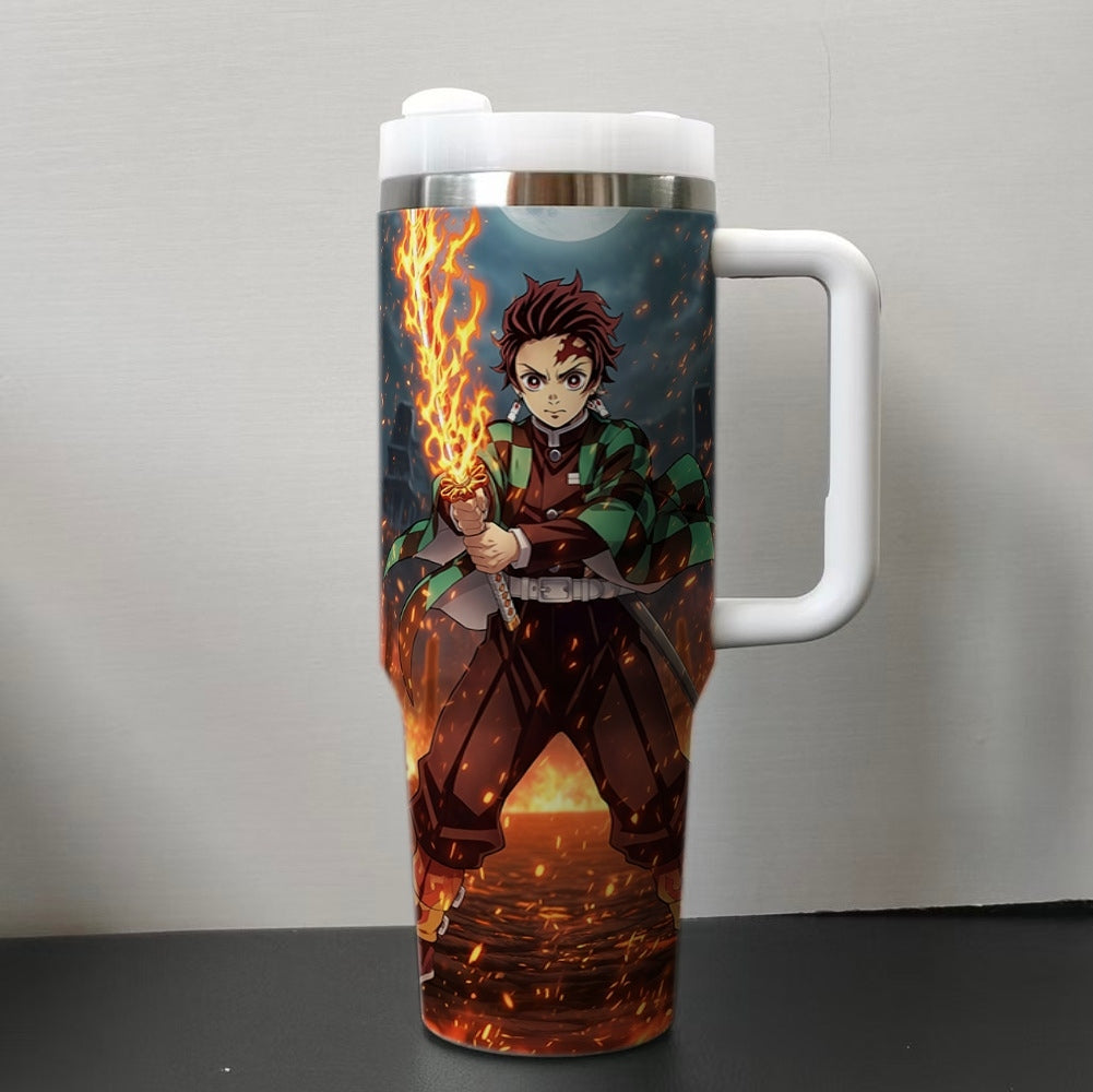 Demon Slayer 40oz Car Insulated Tumbler