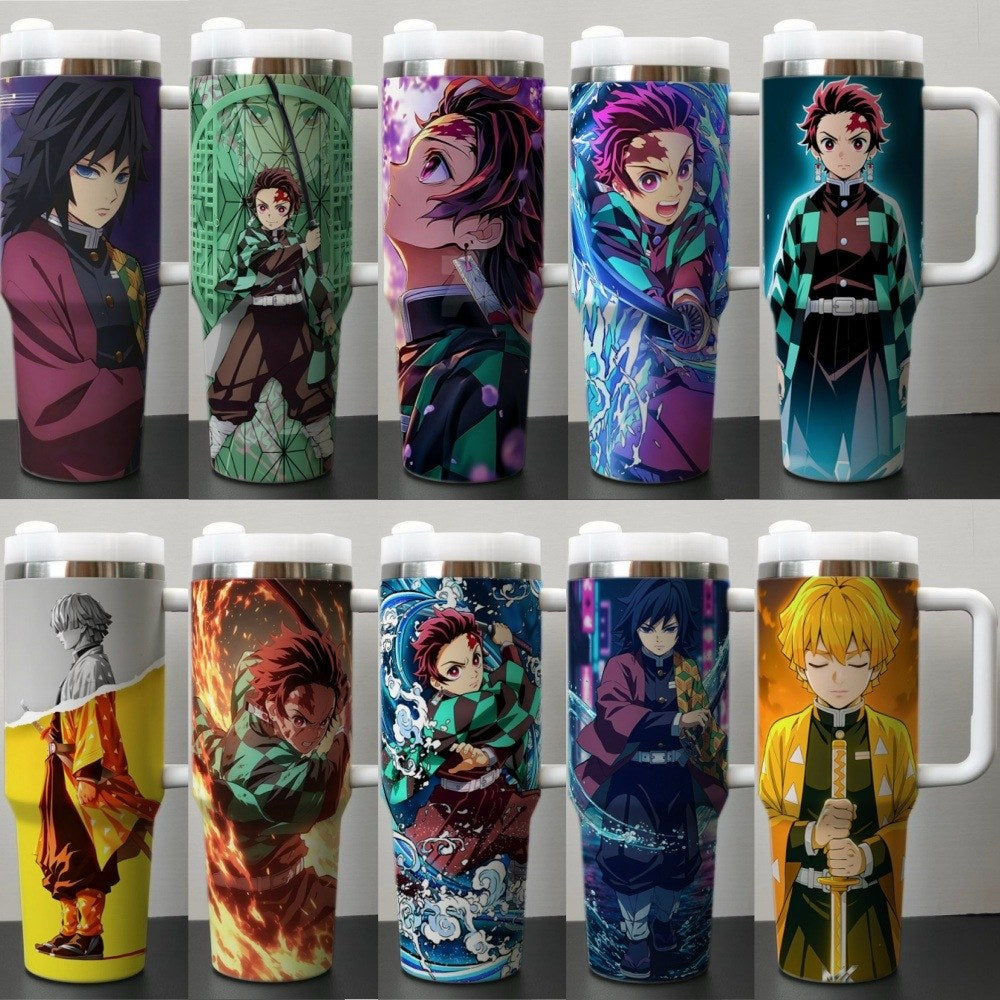 Demon Slayer 40oz Car Insulated Tumbler