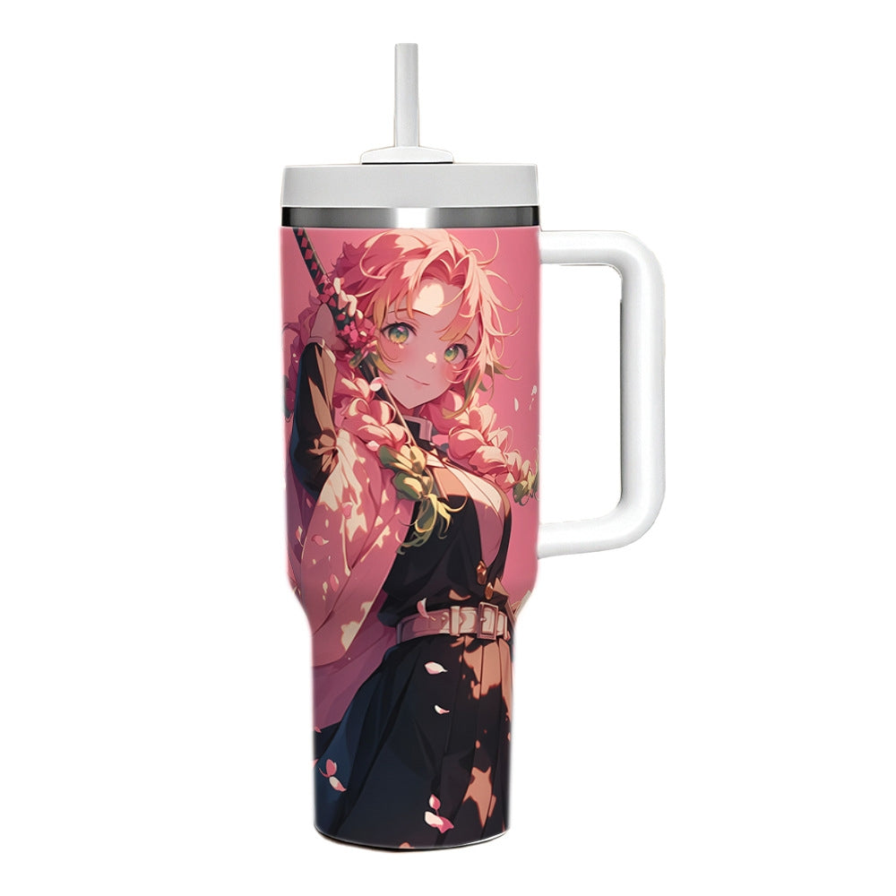 Demon Slayer Mitsuri Kanroji 40oz Insulated Car Tumbler