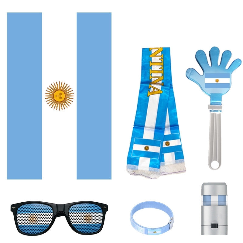 2026 FIFA World Cup Fan Supporter Cheer Set | 6-Piece Soccer Gear Kit