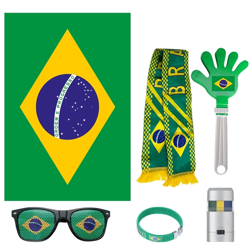 2026 FIFA World Cup Fan Supporter Cheer Set | 6-Piece Soccer Gear Kit
