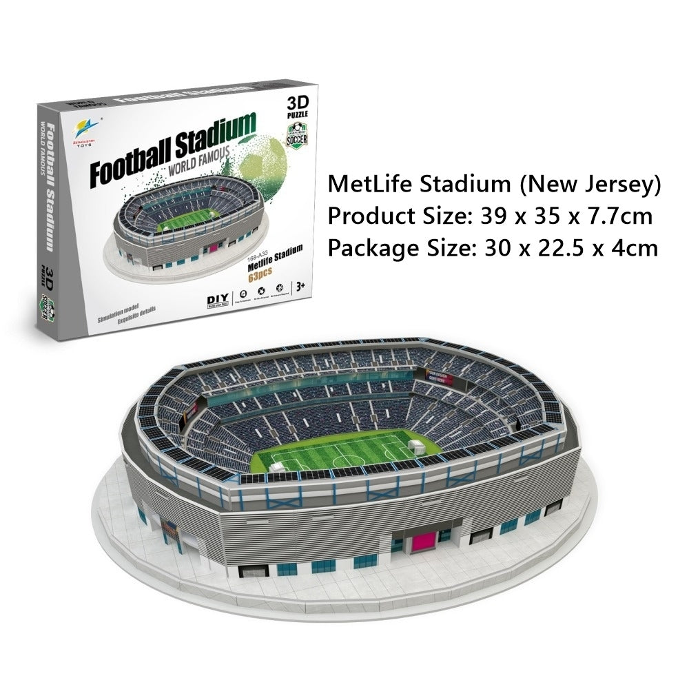 World Cup Football Stadium 3D Paper Jigsaw Puzzle