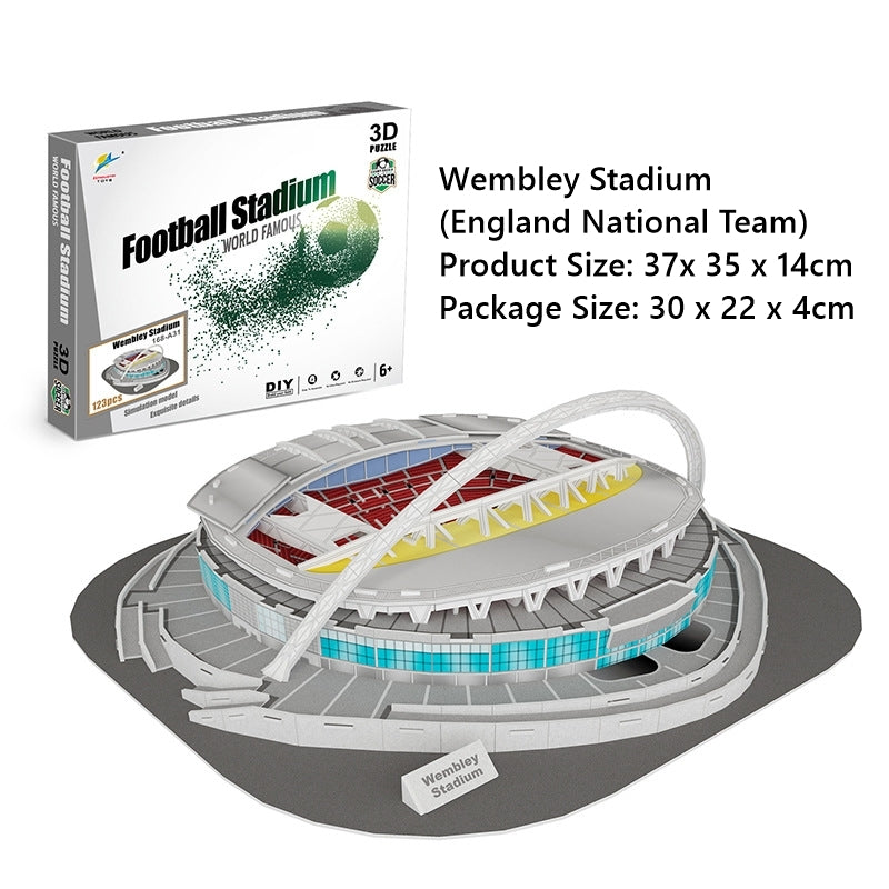 World Cup Football Stadium 3D Paper Jigsaw Puzzle