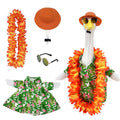 Hawaii Porch Goose Outfit - Tropical Yard Goose Costume & Accessory Set