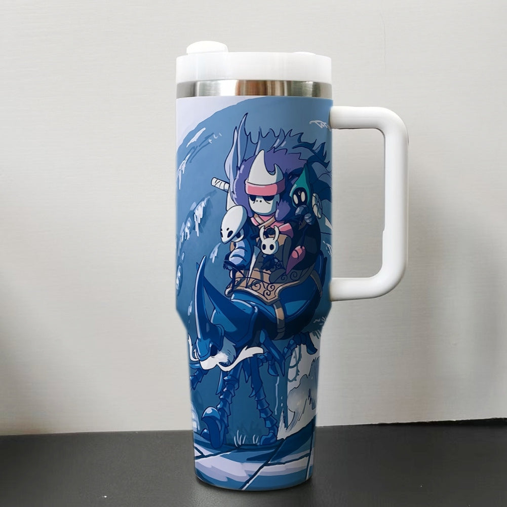 Hollow Knight 40oz Insulated Car Tumbler