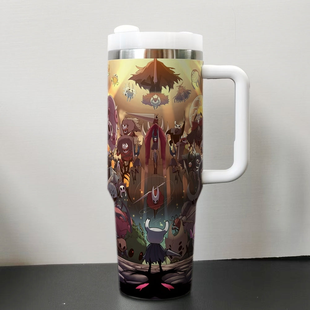 Hollow Knight 40oz Insulated Car Tumbler