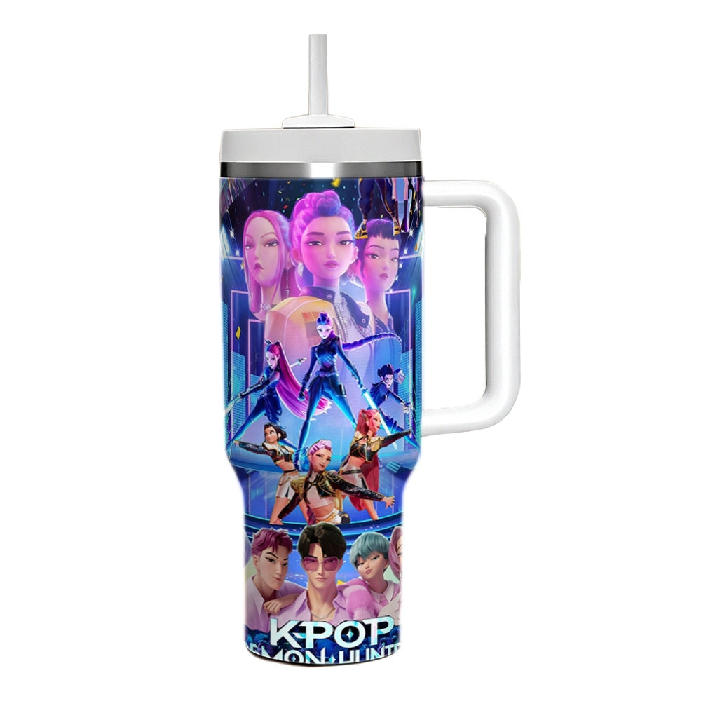 Kpop Demon Hunter 40oz Insulated Car Tumbler