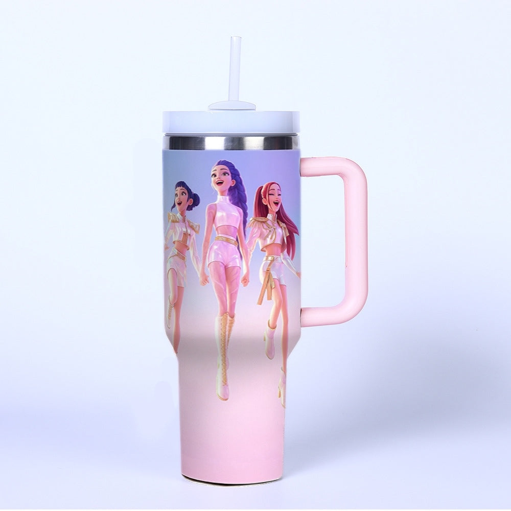 Kpop Demon Hunter 40oz Insulated Car Tumbler
