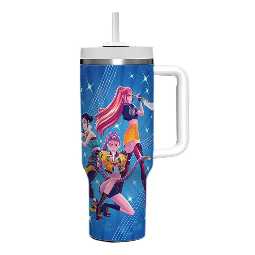Kpop Demon Hunter 40oz Insulated Car Tumbler