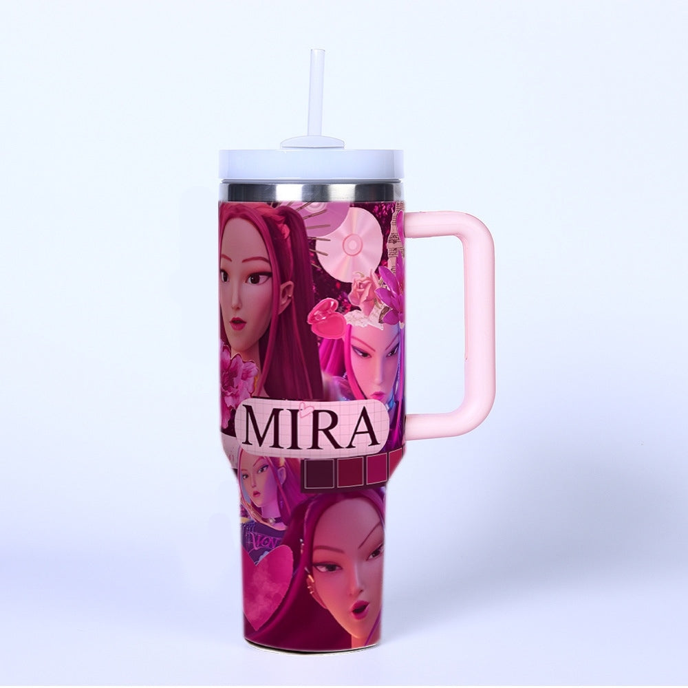 Kpop Demon Hunter 40oz Insulated Car Tumbler