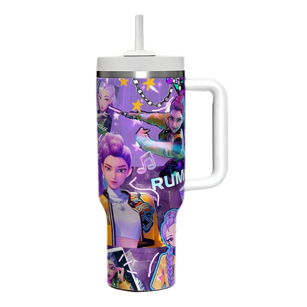 Kpop Demon Hunter 40oz Insulated Car Tumbler