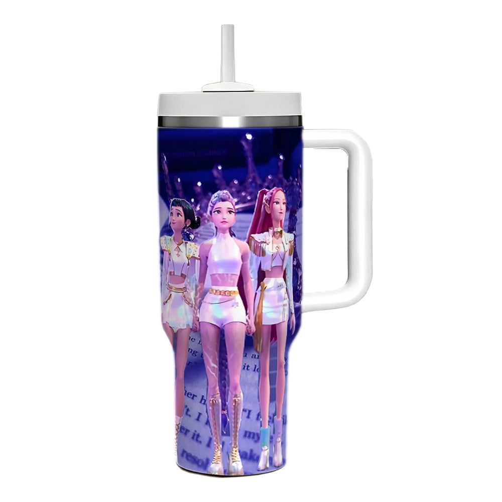 Kpop Demon Hunter 40oz Insulated Car Tumbler