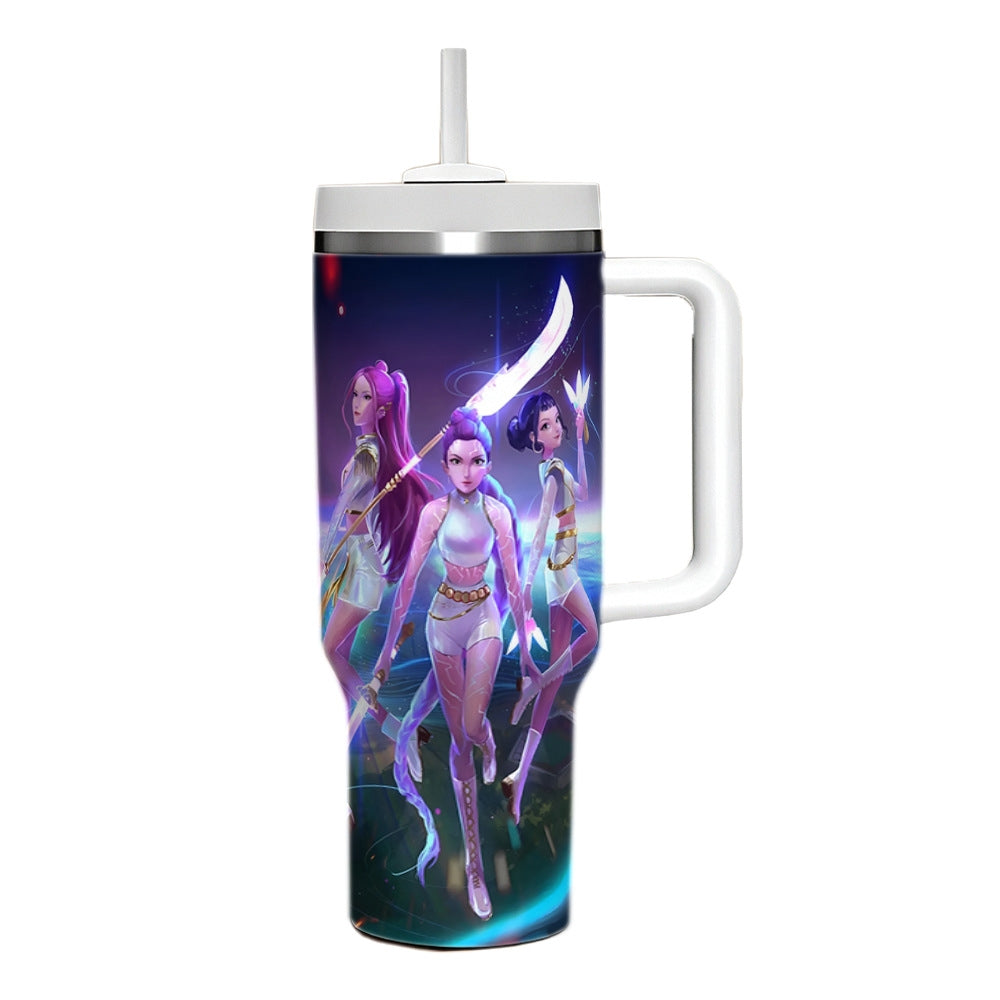 Kpop Demon Hunter 40oz Insulated Car Tumbler