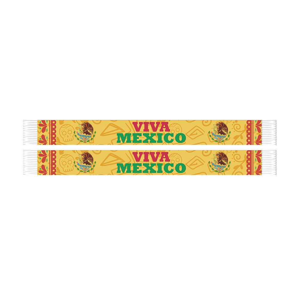 Mexico 2026 World Cup Fan Scarf | El Tri Knitted Football Scarf