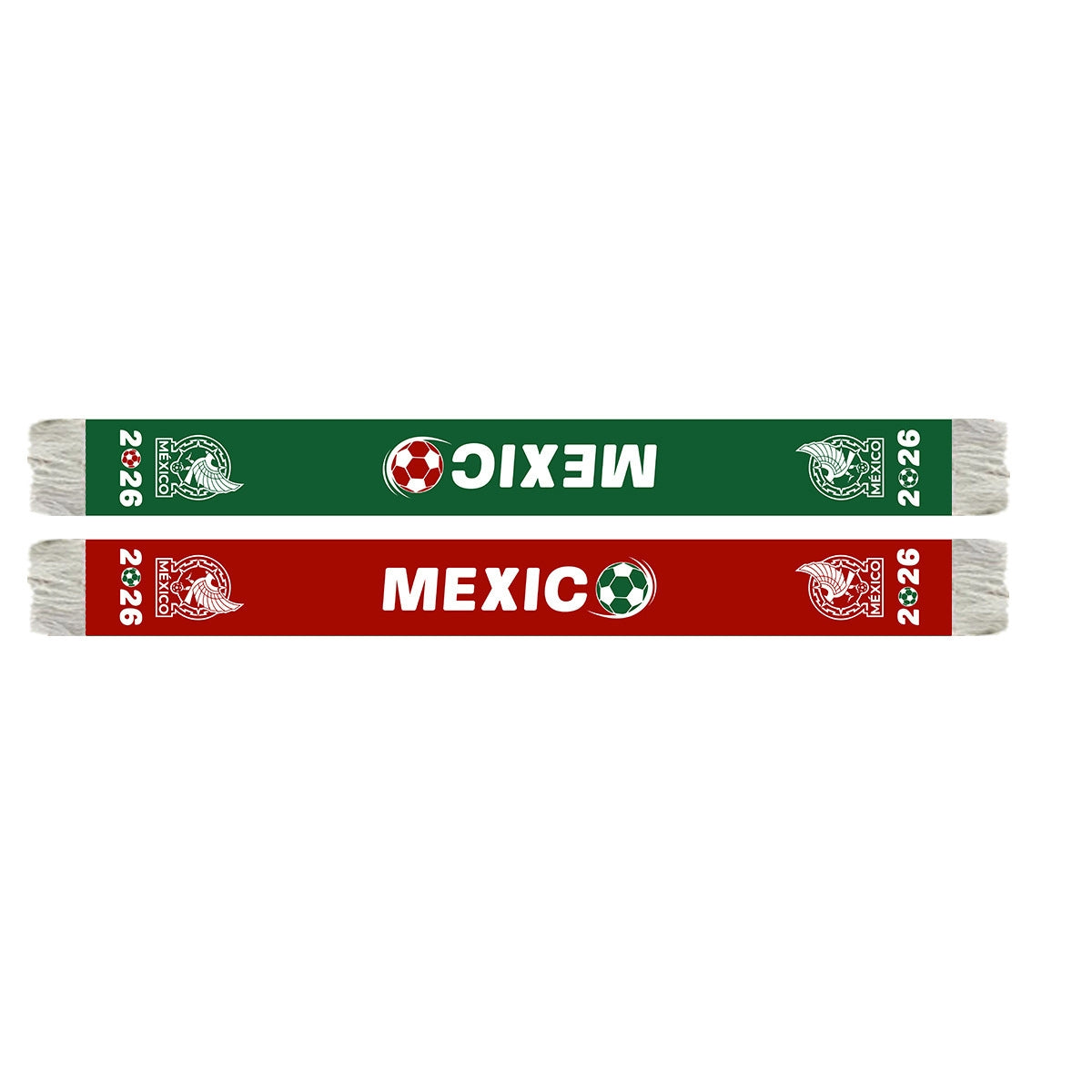 Mexico 2026 World Cup Fan Scarf | El Tri Knitted Football Scarf