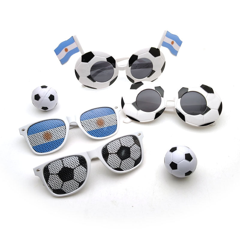 2026 World Cup Soccer Fan Glasses | National Flag Pinhole Sunglasses