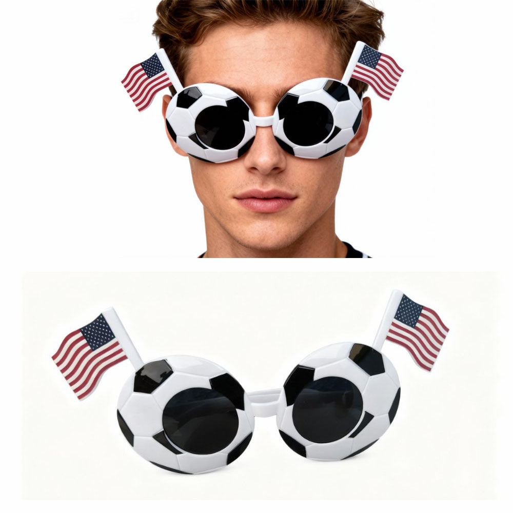 2026 World Cup Soccer Fan Glasses | National Flag Pinhole Sunglasses