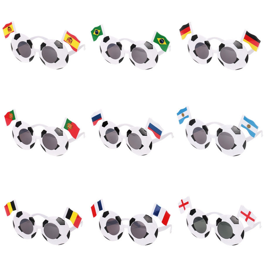 2026 World Cup Soccer Fan Glasses | National Flag Pinhole Sunglasses