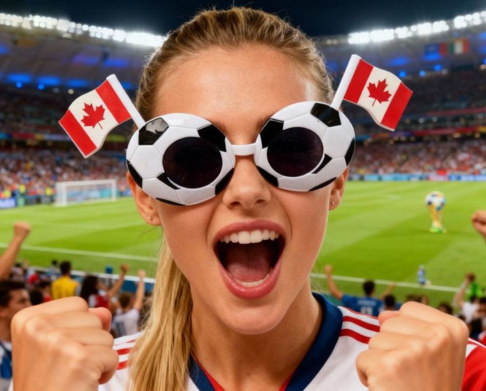 2026 World Cup Soccer Fan Glasses | National Flag Pinhole Sunglasses
