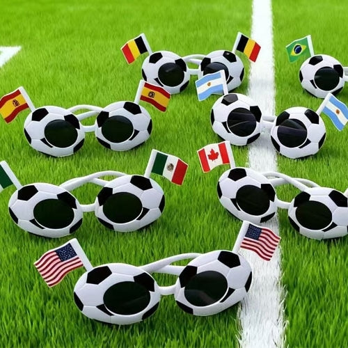 2026 World Cup Soccer Fan Glasses | National Flag Pinhole Sunglasses