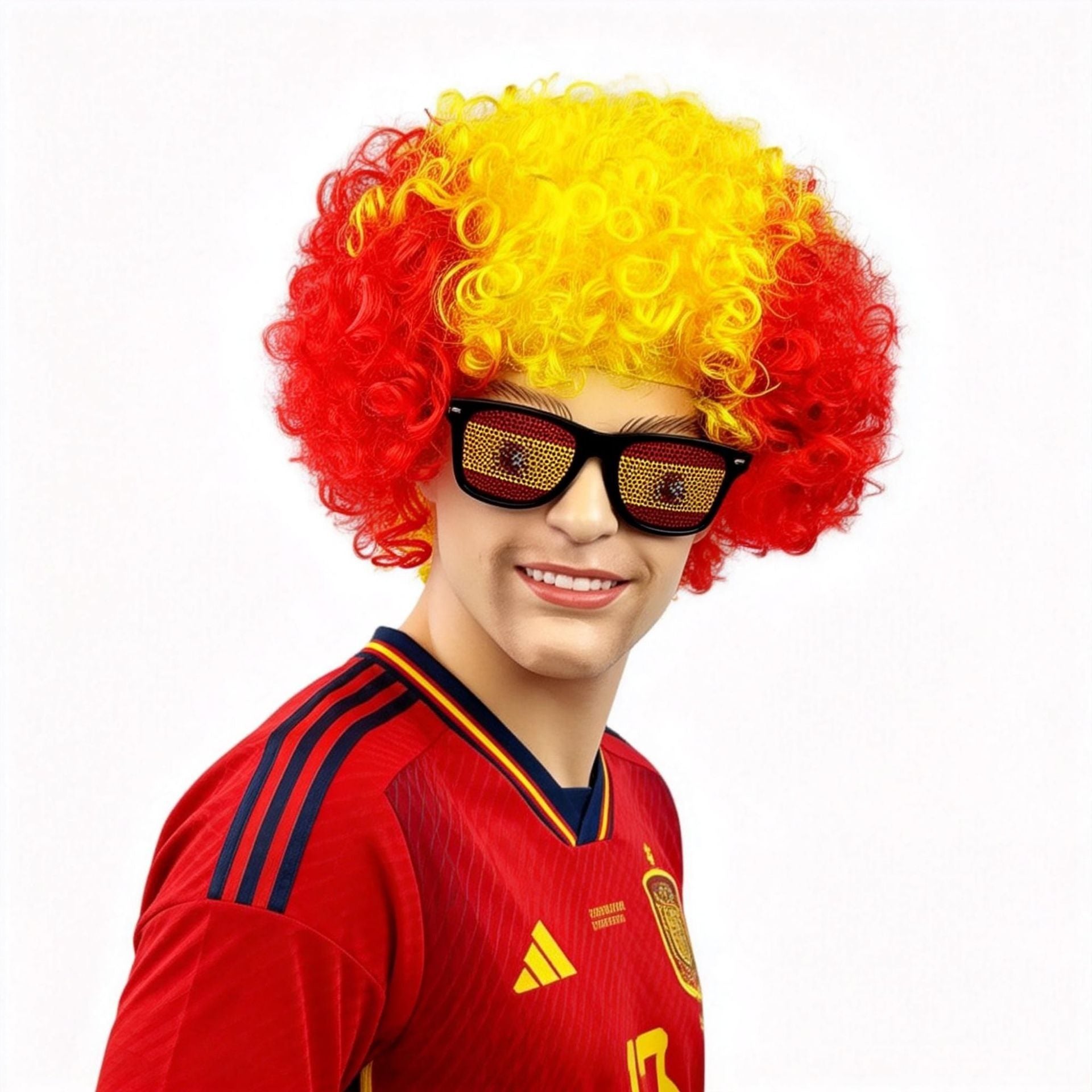 National Flag Wig & Sunglasses Set | 2026 World Cup Soccer Fan Gear