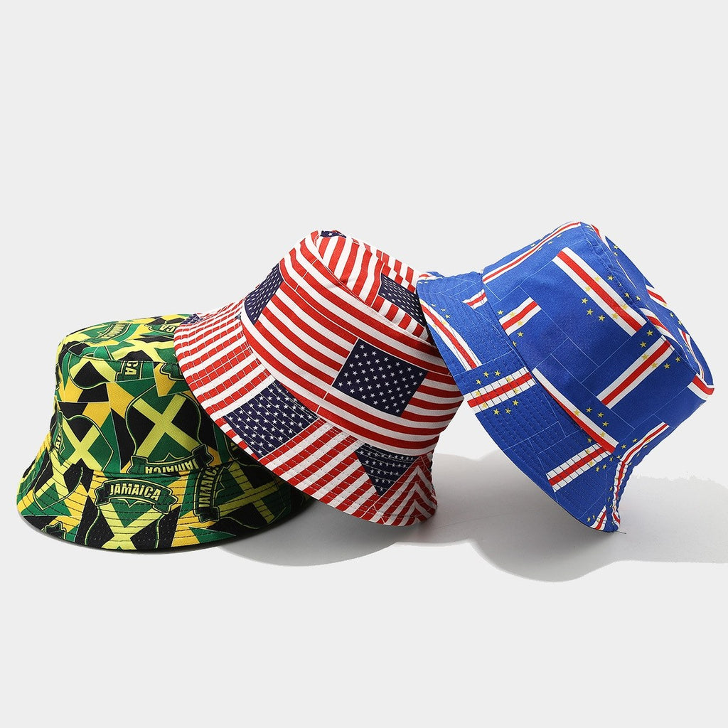 2026 World Cup Reversible Bucket Hat | National Team Flag Sun Hat