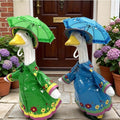 Raincoat Goose Outfit - Festive Porch Goose Decoration Set