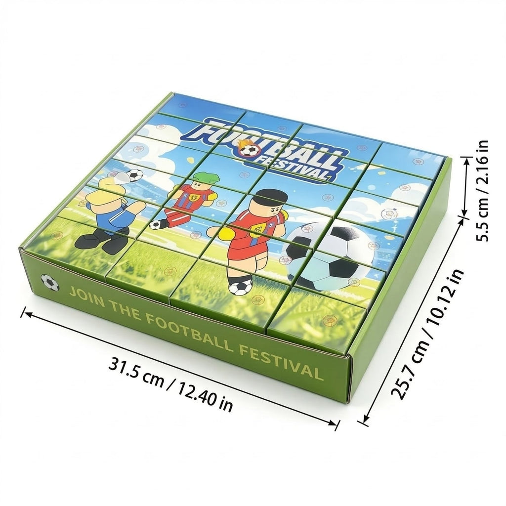 Soccer Festival Building Blocks Advent Calendar (712 PCS)