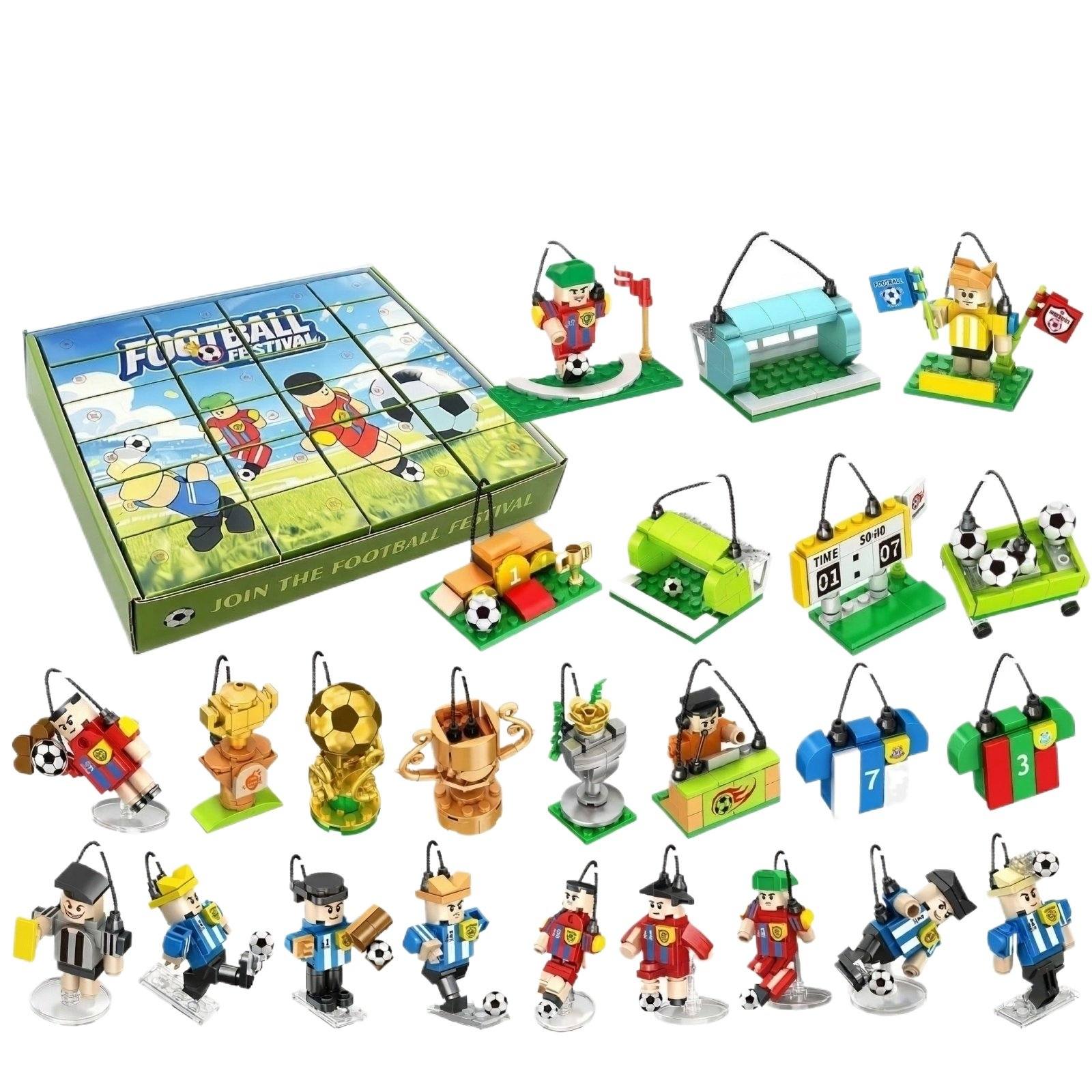 Soccer Festival Building Blocks Advent Calendar (712 PCS)