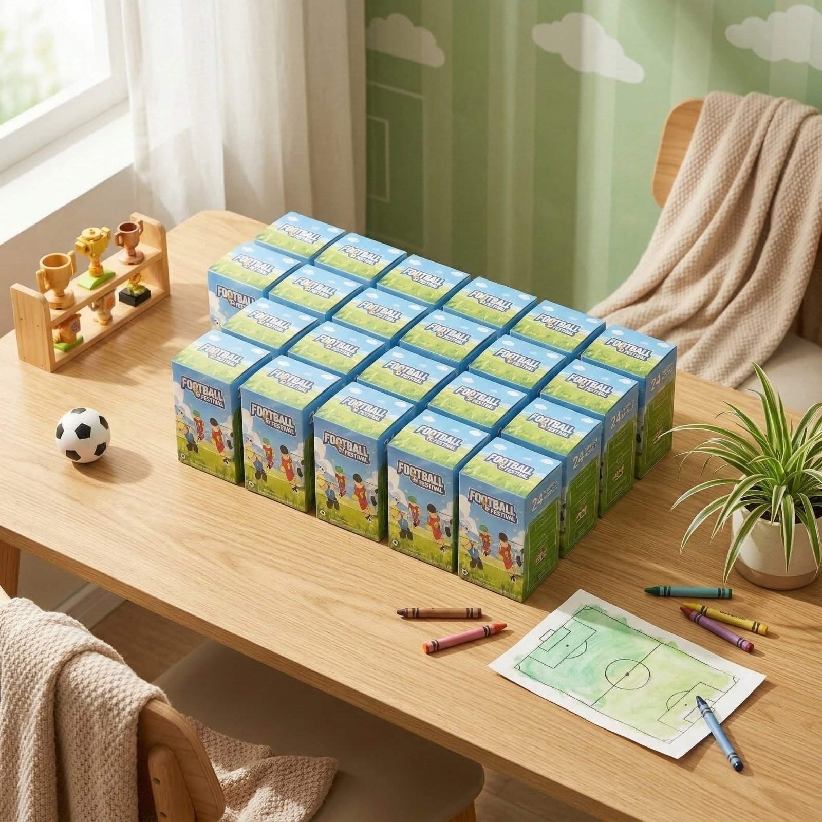 Soccer Festival Building Blocks Advent Calendar (712 PCS)