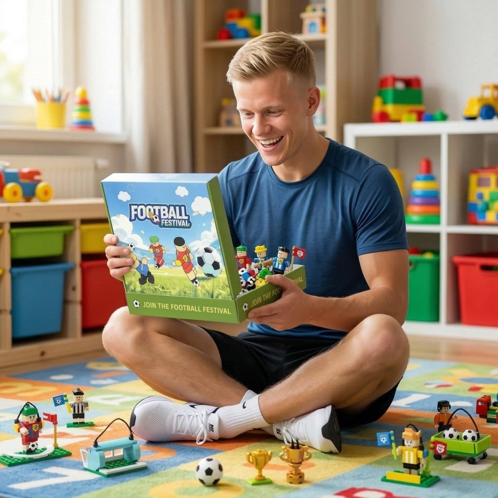 Soccer Festival Building Blocks Advent Calendar (712 PCS)