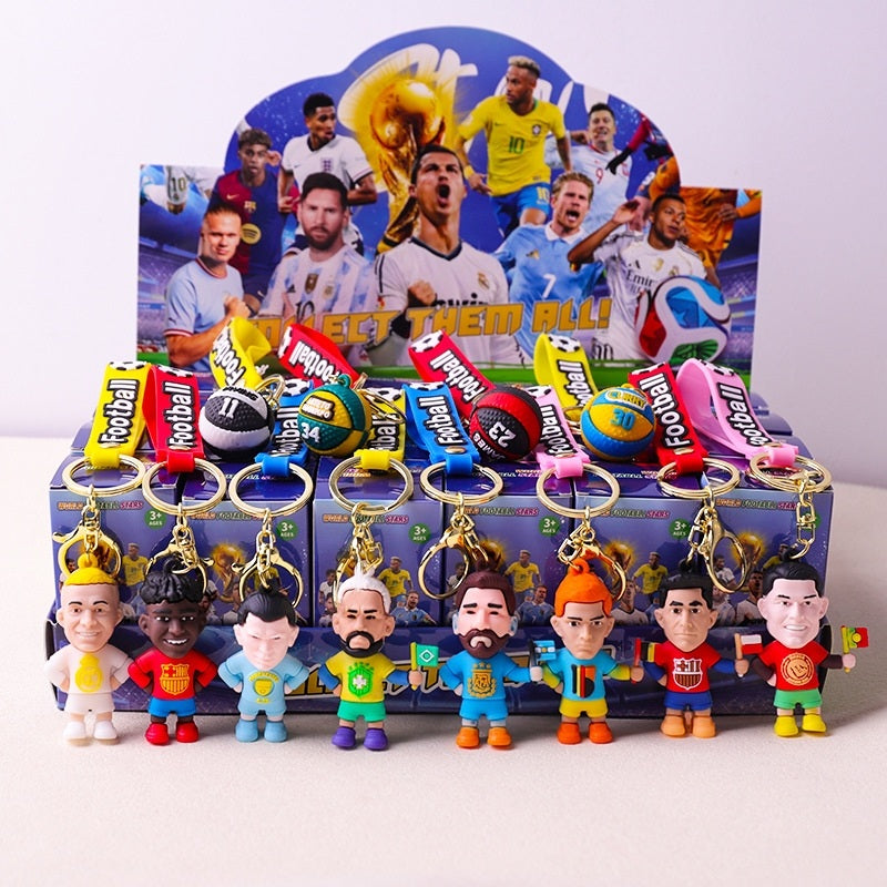 2026 World Cup Blind Box Keychain | Soccer Mini Figure Mystery Box