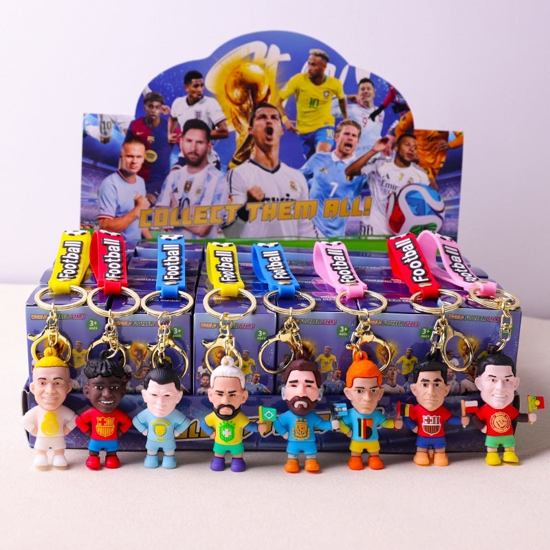 2026 World Cup Blind Box Keychain | Soccer Mini Figure Mystery Box