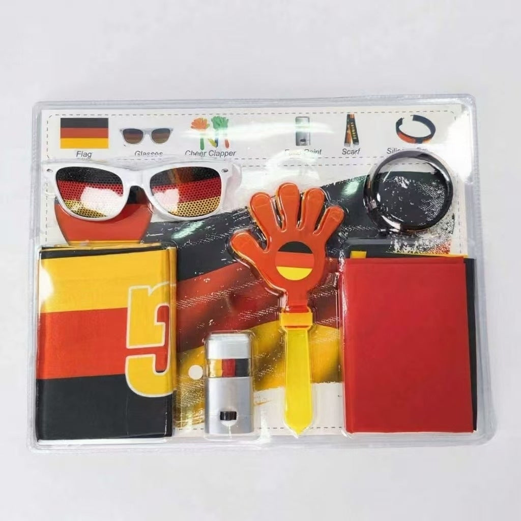 2026 World Cup Fan Kit | 6-Piece Soccer Supporter Cheer & Gear Set
