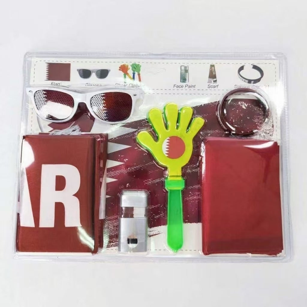 2026 World Cup Fan Kit | 6-Piece Soccer Supporter Cheer & Gear Set