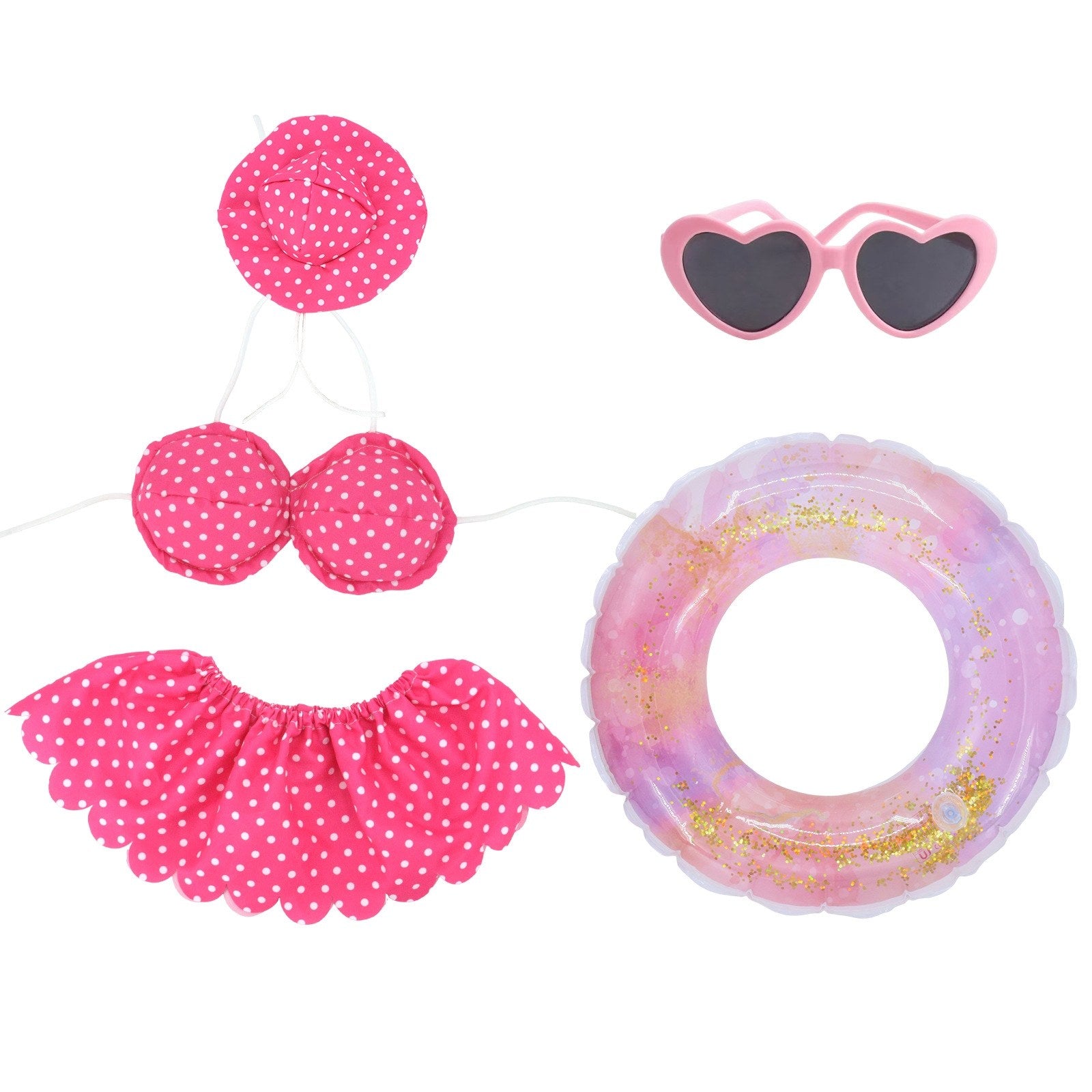 Summer Porch Goose Outfit Set – Pool Party & Fruit Theme Costume