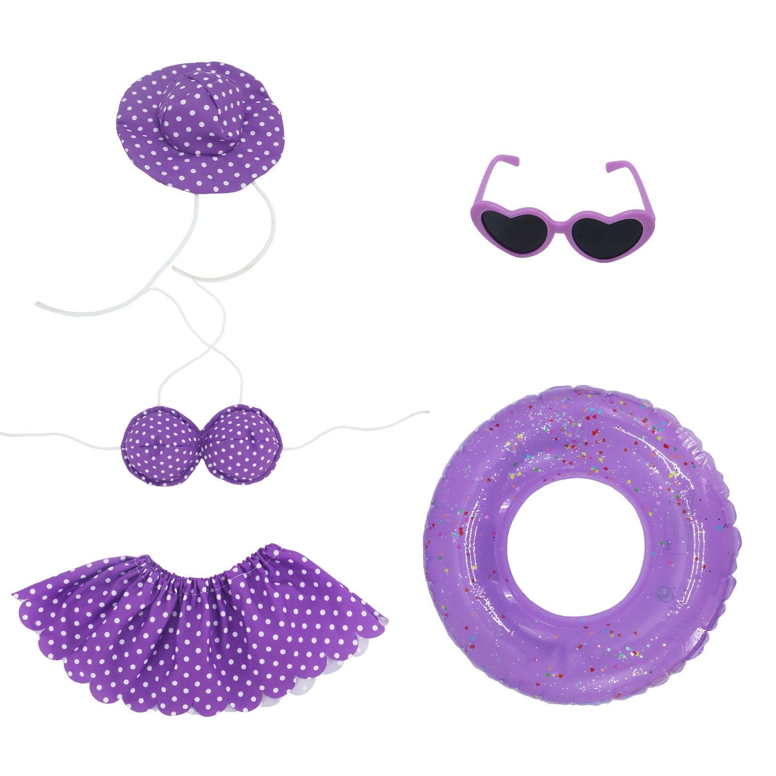 Summer Porch Goose Outfit Set – Pool Party & Fruit Theme Costume