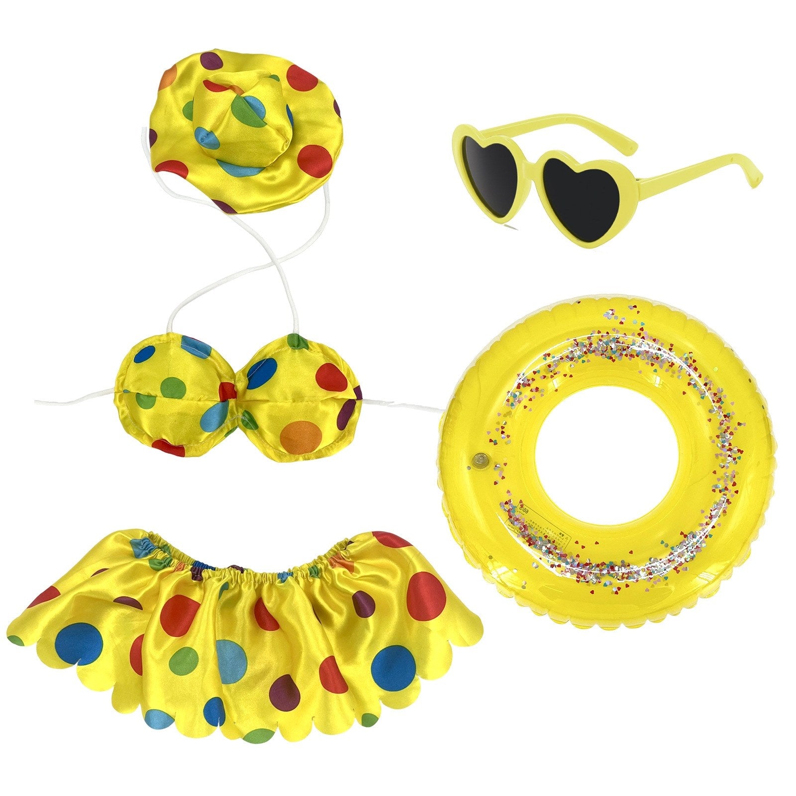 Summer Porch Goose Outfit Set – Pool Party & Fruit Theme Costume